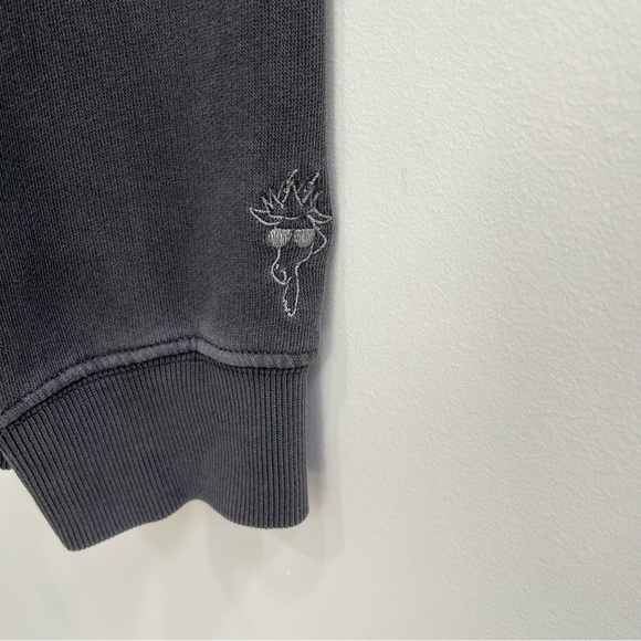 Goat USA Linden Sweatshirt gray cotton polyester Logo Medium - Picture 4 of 9